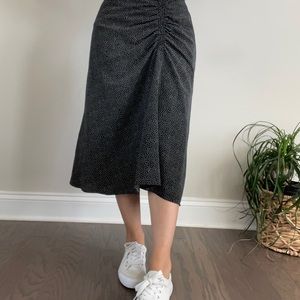 Unique polka dot skirt.